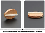 Worgeous Resonator Biscuit Bridge Kit Crafted from Wood and Ox Bone for Guitar Durable Light Brown V1189-LWWAL-20260327-03457