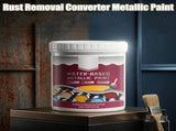 Rust Removal Converter Metallic Paint, Anti-Rust Metal Paint, 2-In-1 Rust Converter & Metal Primer V1107-116-80528-GRN-500