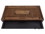 Gongfu Tea Tray Water Storage Drainage Home Decoration Ornament Serving Tray for Office Brown V1294-YM0521-3118230040111