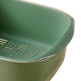 Kitchen Colander Set Double Layer Drain Bowl Strainer Multifunctional Plastic Washing Basket for V1294-YM0901-3118240034211