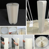 5 Hard Carboard Display Stand Round Plinth Cylinder Pedestal Wedding Flower V201-SUN0005WH8AU
