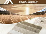 Bathroom Rugs,Ultra Soft Absorbent Bath Mat,Beige Non-Slip TPR Backing Stays in Place, Machine V1107-113-43181-BEG4