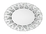Silver Sunburst Round Wall Mirror V767-JJ-XM768-V1