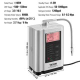 VEVOR Alkaline Water Ionizer Machine, pH 3.5-10.5 Alkaline Acidic Hydrogen Water Purifier, 7 Water V952-DJSJTS5B0000N66U0V3