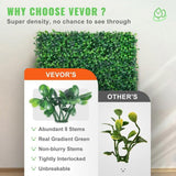 Artificial Boxwood Panel UV 12pcs Boxwood Hedge Wall Panels Artificial Grass Backdrop Wall 20X20" V952-MLCZWQ12PC20X2001V0