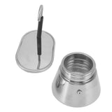 Moka Pot Stainless Steel Italian Type DIY Large Capacity Light Weight Portable Coffee Maker V1294-YM0716-3118220122911