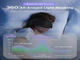 3D Sleep Mask with Bluetooth Headphones - Wireless 5.4, 13H Playtime, Light Blocking V1263-JX-6060