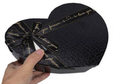 2-Pack Heart Shaped Wedding Boxes, Paper Wrapping Heart Boxes for Valentine's Day and Special V1369-AZ3-W-20844