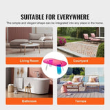 VEVOR Acrylic Coffee Iridescent Acrylic End 13.8 inch high Colorful Acrylic Side V952-YKLKFZTYXXCSDUW2OV0