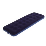 Inflatable Mattress Flocked PVC Single Blow Up Mattress Camping Sleeping Pad 220lb Weight Capacity V1294-YM0901-3116260000211