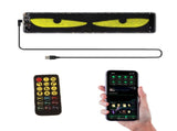 DIY Eyes Light Windshield with Remote and APP Control BT Connect Programmable Colorful Led Eyes V1294-YM0901-3115250018512
