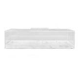 Rectangular Cake Tray Marble Grain Acrylic Multifunctional Dessert Serving Tray with Lid V1294-YM0901-3118240205911