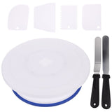 7-Piece Stainless Steel Cake Decorating Kit for Professional Cake Decoration and Baking Tools Set V1370-AZ4-20645