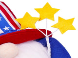 4th of July Patriotic Gnome Decoration Fabric Independence Day Dwarf Doll for Living Room Study V1294-YM0901-3115240110111