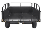 Heavy Duty ATV Trailer Steel Dump Cart, 750-Pound 15 Cubic Feet, Garden Utility Trailer with V952-HYTCTPK12CUFTVB4CV0