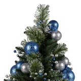 61cm Blue Collection Tabletop Pre-Lit Christmas Tree 112_SENBC102