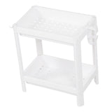 Bathroom Tower Shelf Plastic Freestanding Storage Rack Organizer Multifunctional Shelving Unit for V1294-YM0706-3112230061611