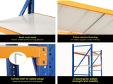 Giantz 4Mx2M Garage Shelving Warehouse Rack Orange WR-F-20206-200BO-ABCX2
