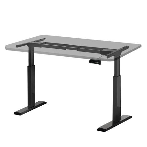 Artiss Standing Desk Frame Only Dual Motor Motorised Black HASD-268-BK