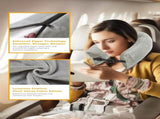 2 Pack Stuffable Neck Pillow for Extra Luggage Clothes Adjustable U-Shapes Airplane Plane V1259-DP01-A-3218