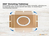 Social Hike Puzzle Board 1500 pcs - Rotating Tabletop with 6 Drawers and Cover V238-SUPDZ-41228508430416
