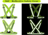 10 Pack Reflective Vests, Adjustable High Visibility security Gear for Men, Women & Babies V1263-JX-3877
