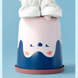 Trash Can Wastebasket Recycle Bin Cute Bear Pattern Large Capacity for Bathroom Bedroom Kitchen V1294-YM0716-3117220107214