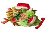 Xmas Plush Wreath Front Door Hanging Decoration Supplies Holiday Pendant Decor Accessories V1294-YM0901-3115240100711