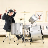 VEVOR Adult Drum Set, 5-Piece, 558.8 mm Complete Full Size Drum Kit with Bass Toms Snare Floor Drum V952-WJTJZG5JT22YET4DWV0