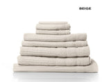 Royal Comfort Eden Egyptian Cotton 600 GSM 8 Piece Towel Pack Beige ABM-231915