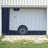 VEVOR Strip Curtain, 96" Height x 72" Width, 0.08" Thickness, 12PCS Clear PVC Strip Door Curtain, V952-PZMLPZGHMPTLGE0VXV0