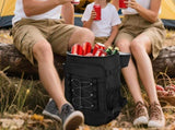 25L Insulated Cooler Backpack Freshness Preservation Backpack For Beach Travel - Black V1308-DSZKI-851