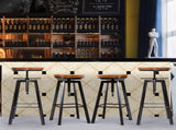 Levede 4x Bar Stools Industrial Kitchen BR1001X4