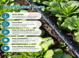 2 PCS Garden Hose for Drip Irrigation System,Soaker Hose 100ft , Drip Hose for Garden Save V1366-AZ2-W-14528