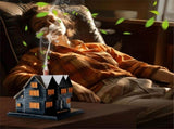 Salems Witch House Incense Burner Massachusetts Witch House for Halloween Christmas Vacation V1370-AZ4-07604