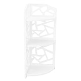 3 Tier Small Corner Shelves Plant Standing Rack for Small Spaces Bathroom Bedroom Organizer V1294-YM0901-3116200053511