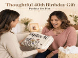 50' x 60' Chapter 40 Turning 40 Throw Blanket, 40th Birthday Gifts for Women Mom Sister Friend, 1986 V1192-AZ-W-26281