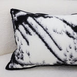 SOGA 35cm Throw Pillow Black and White Leopard Thick Premium Polyester Fiber for Home Decor FRENCHCUSHION324