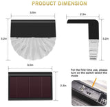 Solar Deck Lights Waterproof Solar Fence Lights Dusk to Dawn Step Lights Outdoor Decor / 7 V1366-AZ2-W-08419