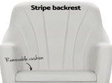 Artiss Rocking Chair Armchair Linen Fabric Beige Jonah UPHO-C-ARM-FS-01-BG-AB