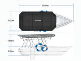 5.6m Smart Electric Power Transparent Boat V1184-12-PERSON-SMART-ELECTRIC-POWER-TRANSPARENT-BOAT