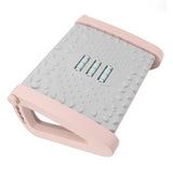 Under Desk Footrest 6 Height Adjustable Ergonomic Foot Stool with Massage Texture and Roller for V1294-YM0703-3116230002713