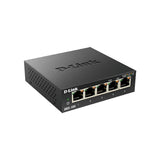 D-Link DGS-105 5-Port Gigabit Ethernet Switch - Desktop Quiet Fanless & Energy-Efficient Design, V1202-V1-DLKDGS-105