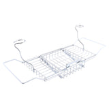 1Pcs Bathroom Bath Shower Tub Bathtub Caddy Storage Organizer Holder Soap Red Wine Rack Holder V1294-YM0722-JYJJ37600