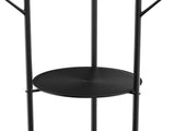 Levede Coat Rack Clothes Stand 8 Hook Organizer Black DH1050-BK