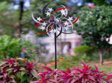 Tall Wind Spinners Outdoor Metal Large, Red White and Blue Wind Spinners for Yard and Garden Outside V1192-AZ-W-12078