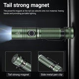 powerful rechargeable magnetic outdoor lighting, long-range V1102-124-74568-BLK-12W