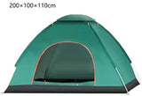 200100110cm Green Camping Tent Automatic Pop Up Beach Tent Wind Shelter Waterproof Spacious Easy V1188-MS-325-1466