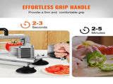 Commercial Tomato Slicer, 1/4 inch Tomato Cutter Slicer, Stainless Steel Heavy Duty Tomato Slicer V952-FQQPJZTS14INE1FJXV0