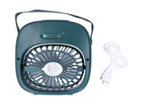 Adjustable Electric Fan Portable Spray Humidification Electric Fan for Home Outdoor DormitoryGreen V1294-YM0721-3113210056413